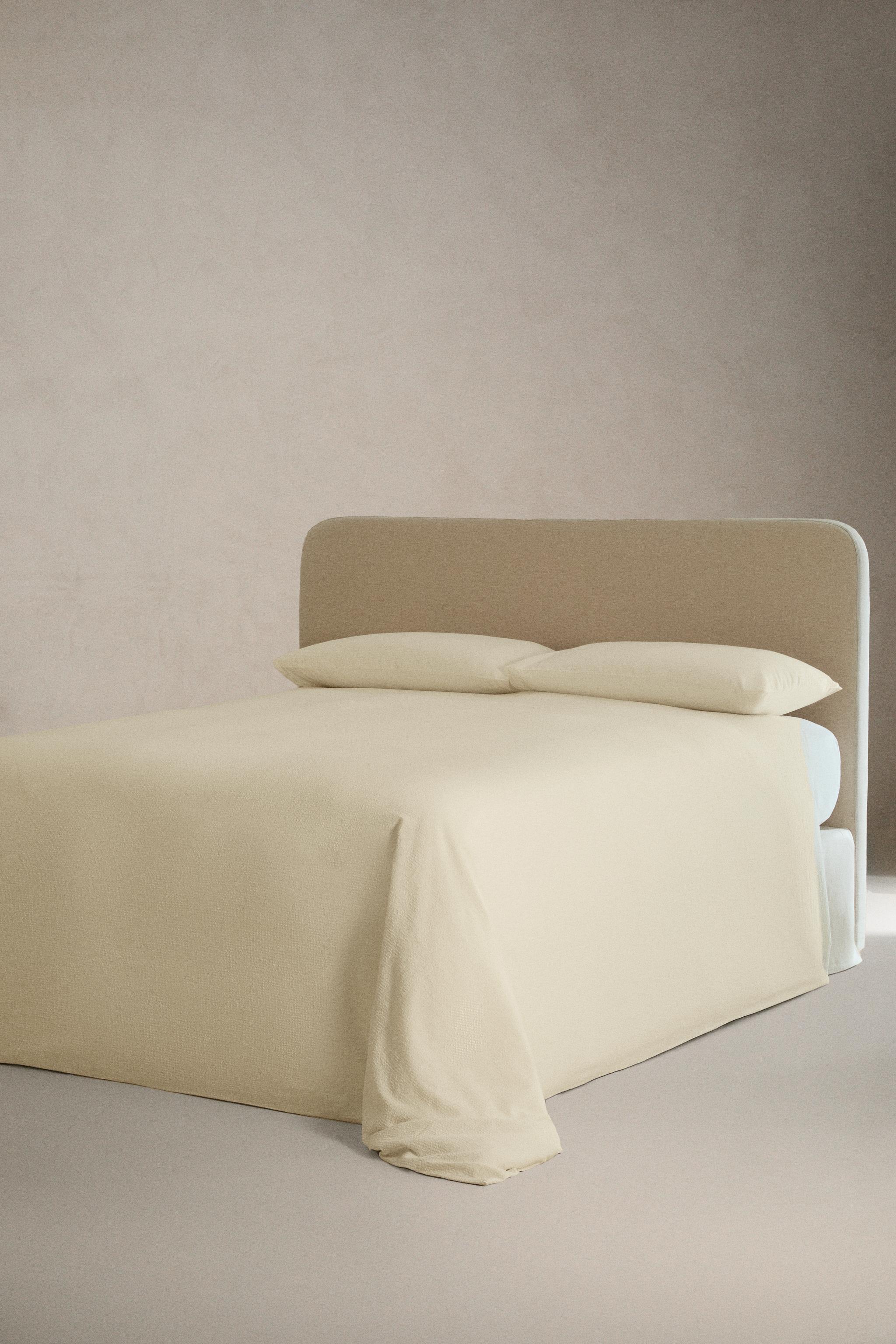 TEXTURED COTTON DUVET COVER